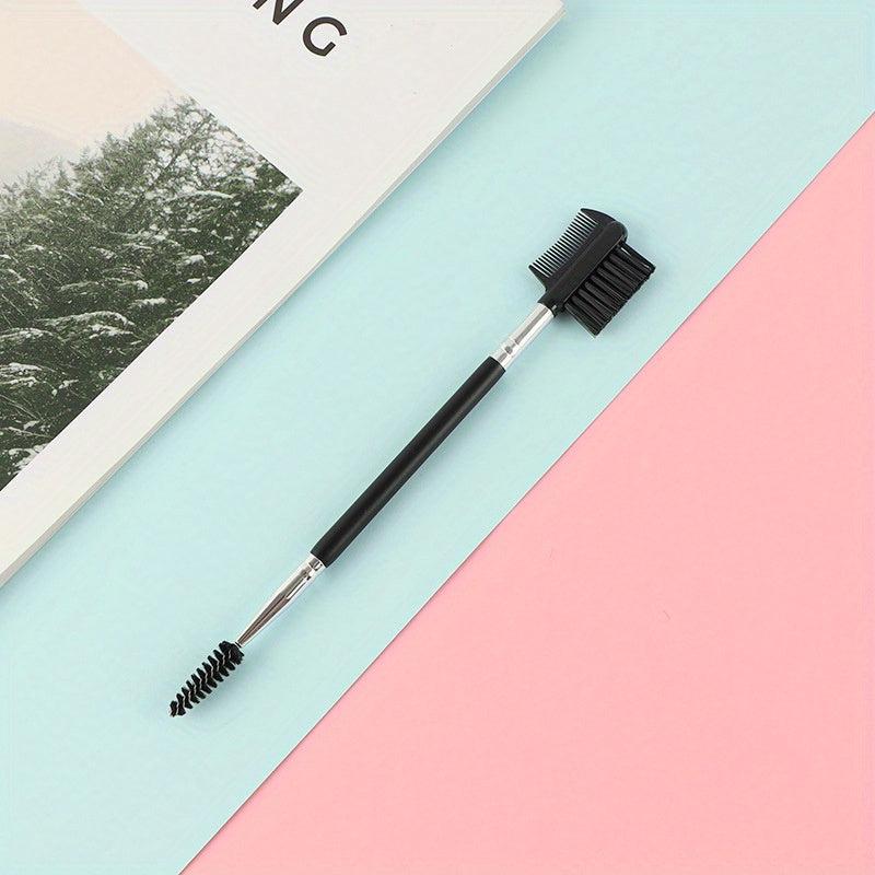 1pc Eyelash Curl Double Head Eyelash Comb Eyebrow Brush