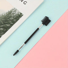 1pc Eyelash Curl Double Head Eyelash Comb Eyebrow Brush