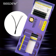 YY Shape 3 Split Tips Lashes 0.07mm C D Curl