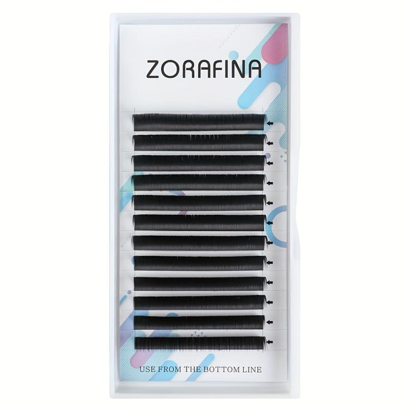 Matte Flat Hair Lashes Natural Cross Fluffy Cluster Lashes Extension