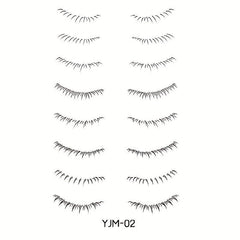 8 Pairs 3D Lower Eyelash Stickers Waterproof Easy To Remove