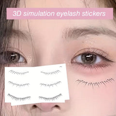 8 Pairs 3D Lower Eyelash Stickers Waterproof Easy To Remove