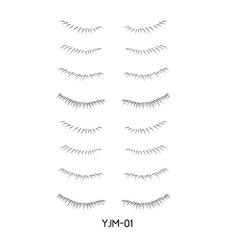 8 Pairs 3D Lower Eyelash Stickers Waterproof Easy To Remove