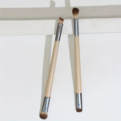 2pcs Double Head Eye Shadow Brush for Smudge Makeup
