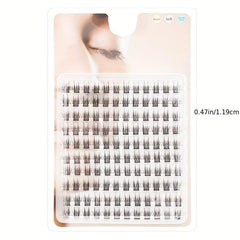 Individual False Eyelashes 4 Types Manga Lashes Extension Kit Natural Look DIY