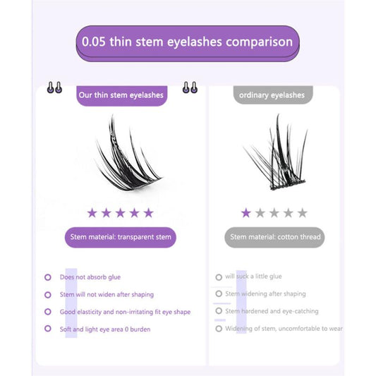 Individual Lashes 160 Cluster Lashes Little Devil Style False Eyelash
