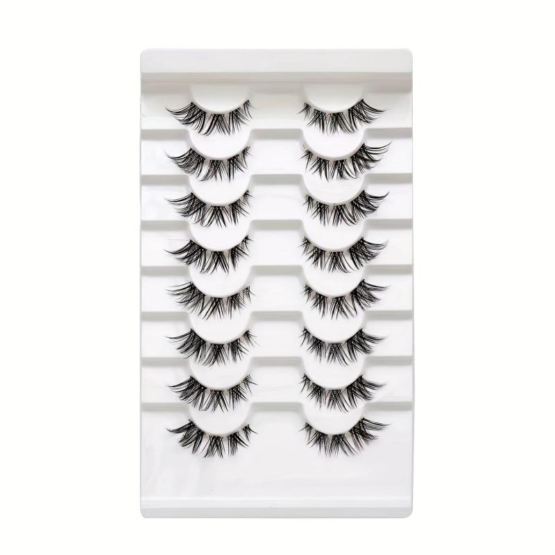 Fox Eye False Eyelashes Lightweight Charming Smokey Eye Makeup