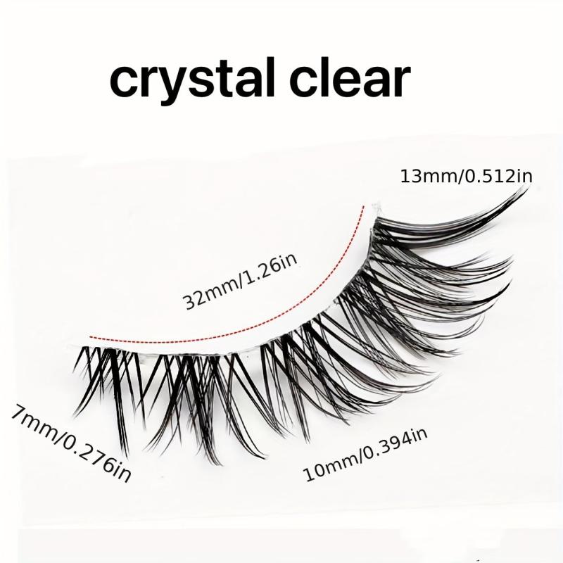Fox Eye False Eyelashes Lightweight Charming Smokey Eye Makeup
