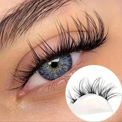 Fox Eye False Eyelashes Lightweight Charming Smokey Eye Makeup