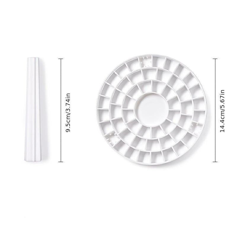 Detachable Makeup Brush Storage Rack Round Cosmetic Brush Organizer