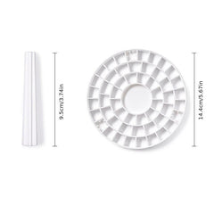 Detachable Makeup Brush Storage Rack Round Cosmetic Brush Organizer