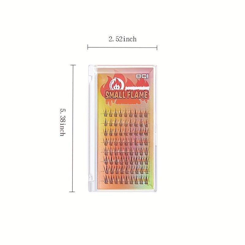 Ultra Fine Wispy Curling False Eyelashes Thin Stem Grafted Lashes