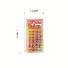 Ultra Fine Wispy Curling False Eyelashes Thin Stem Grafted Lashes