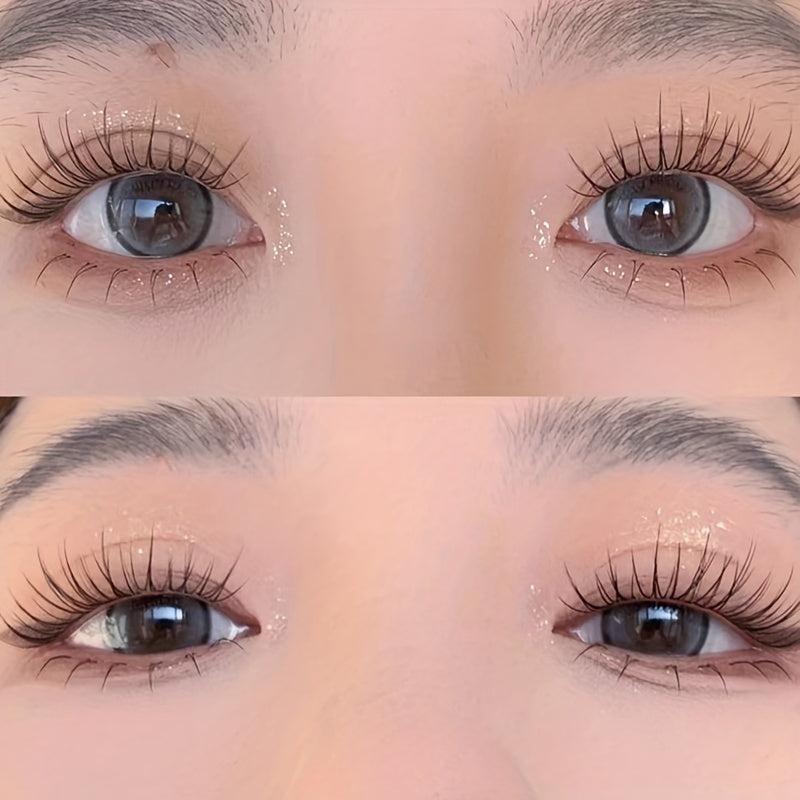 Ultra Fine Wispy Curling False Eyelashes Thin Stem Grafted Lashes