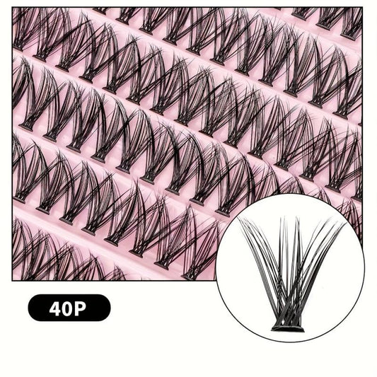 DIY D Curl Volume Individual Lashes 12mm 10 Rows 40p