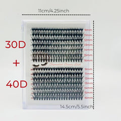 Natural Look False Eyelashes 280 Individual Lashes for DIY Eyelash Extension