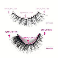 Fluffy Natural Eye Lashes 3D Strip Lashes