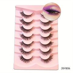 Fluffy Natural Eye Lashes 3D Strip Lashes