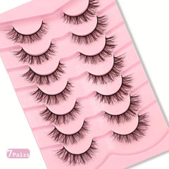 Fluffy Natural Eye Lashes 3D Strip Lashes