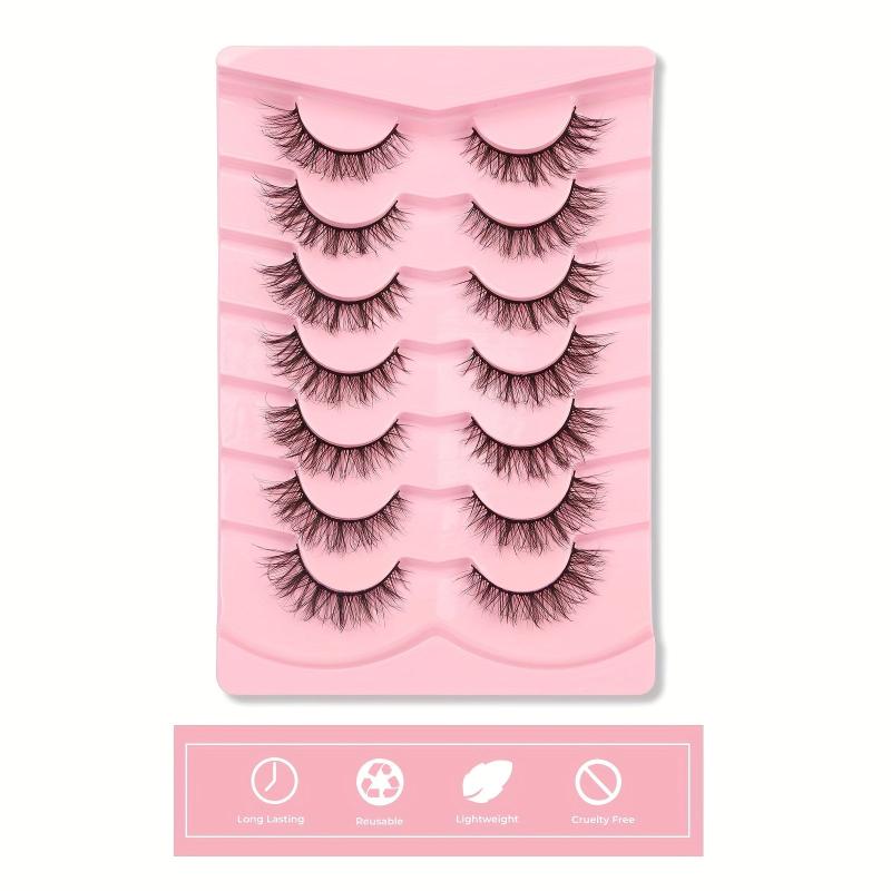 Fluffy Natural Eye Lashes 3D Strip Lashes