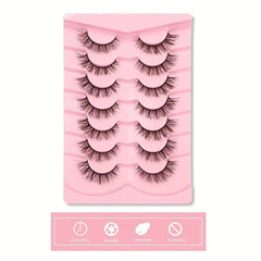 Fluffy Natural Eye Lashes 3D Strip Lashes