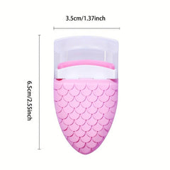 ABS Eyelash Curler Non Slip Fish Scale Portable Curling Tool