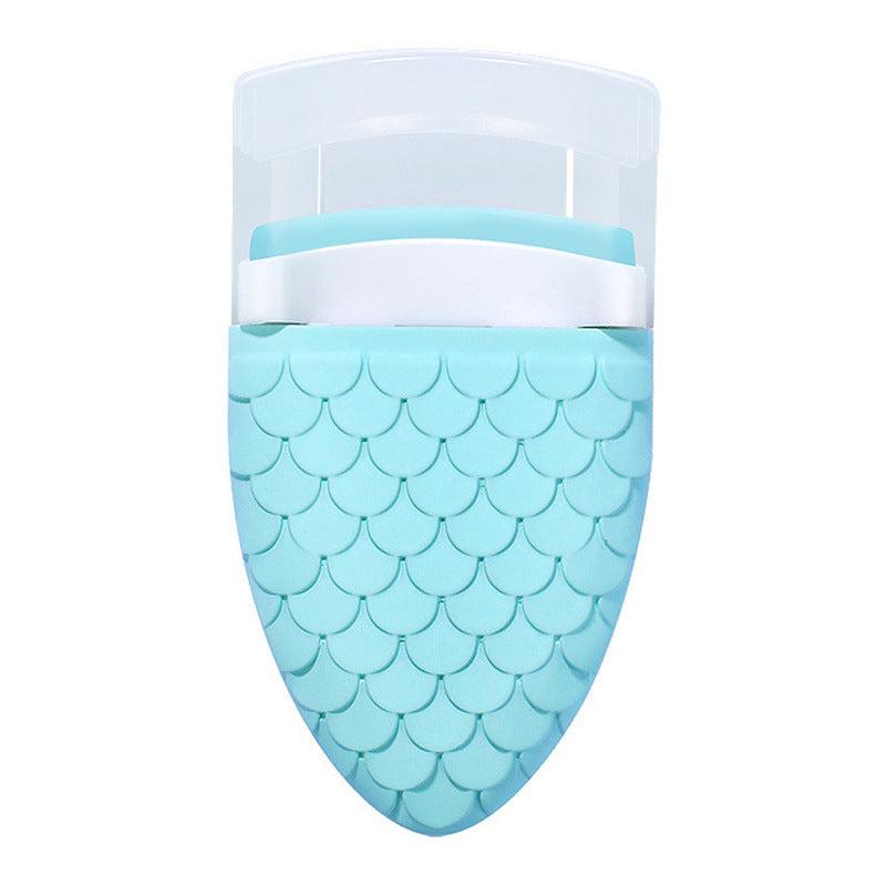 ABS Eyelash Curler Non Slip Fish Scale Portable Curling Tool
