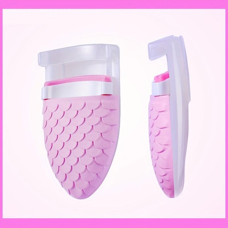 ABS Eyelash Curler Non Slip Fish Scale Portable Curling Tool
