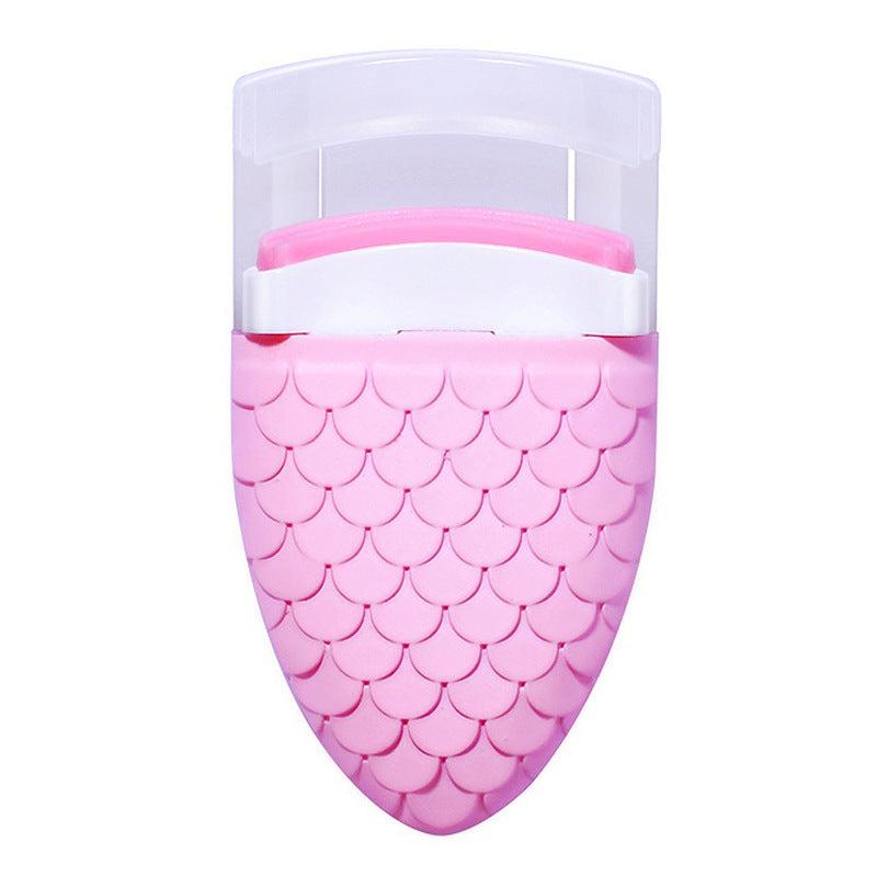 ABS Eyelash Curler Non Slip Fish Scale Portable Curling Tool