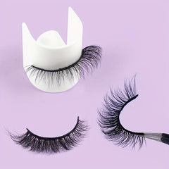 20 Pairs Thick Curling Reusable False Eyelashes For Dating Work Party