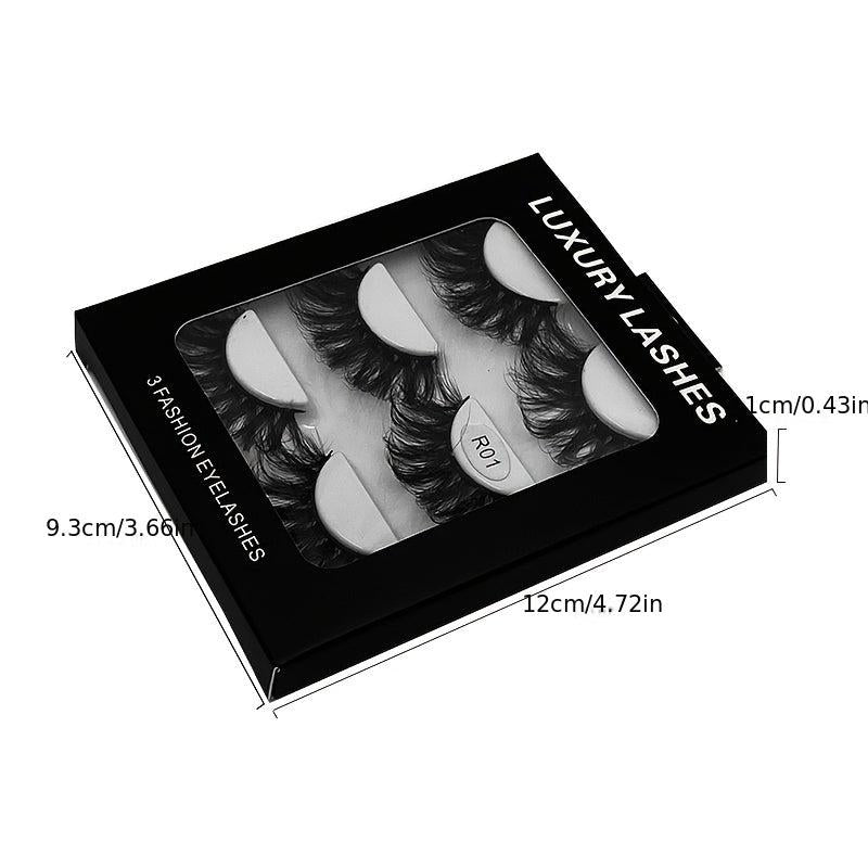 3D Crisscross Curling Long False Eyelashes Extension