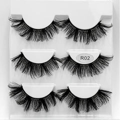 3D Crisscross Curling Long False Eyelashes Extension