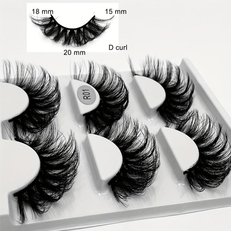 3D Crisscross Curling Long False Eyelashes Extension