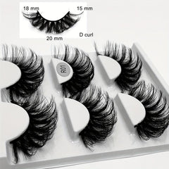 3D Crisscross Curling Long False Eyelashes Extension