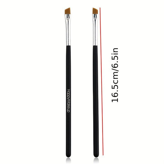 Angled Eyebrow Brush Soft Brush Wood Handle Brush Angled Eyeliner
