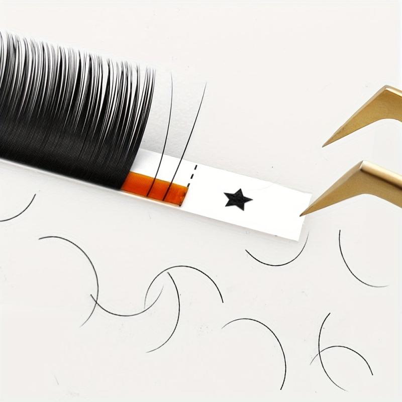 16 Rows Faux Mink Classic Eyelashes Extension Dark 0.15 C Curl