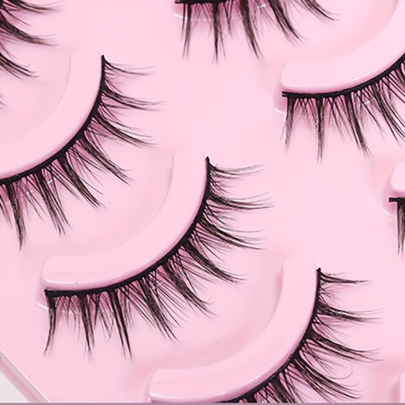 5 Pairs Cartoon Manga False Eyelashes