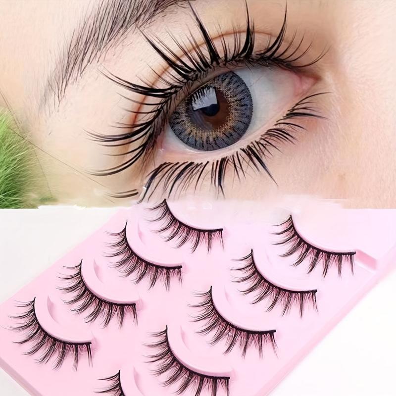 5 Pairs Cartoon Manga False Eyelashes