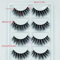 Natural Thick Curling False Eyelashes Multilayers Thick Lashes