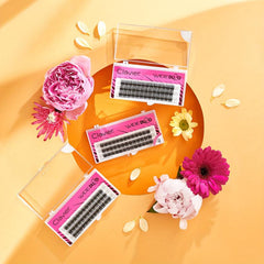 3D False Eyelashes Extension Makeup Double Volume Soft Natural