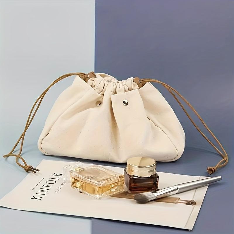 Large Capacity Travel Cosmetic Bag Drawstring Makeup Pouch