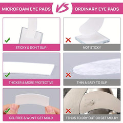 110 Pcs Eye Gel Pads Under Eye Gel Pads for Eyelash Extension