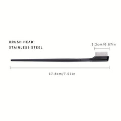 Metal Eyelash Brush Grooming Separator for Flawless Mascara Application
