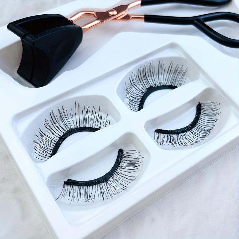 Magnetic Eyelashes Applicator Kit Glue Self Adhesive Clip Set
