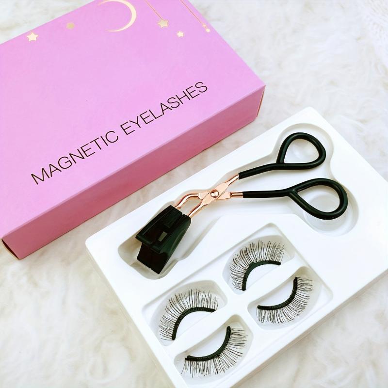 Magnetic Eyelashes Applicator Kit Glue Self Adhesive Clip Set