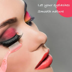 Metal Folding Eyelash Comb for Grooming Eyebrow & Eyelash
