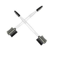 Eyelash Comb & Eyebrow Brush Dual Comb Makeup Tool for Women Girls