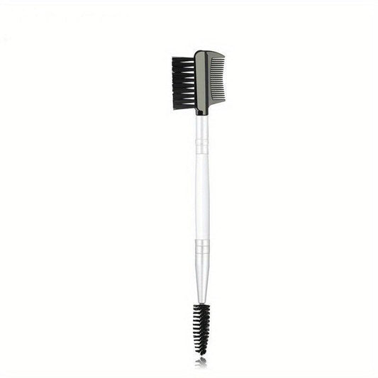 Eyelash Comb & Eyebrow Brush Dual Comb Makeup Tool for Women Girls