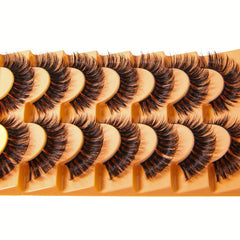 56 Pcs 5D Fluffy Faux Mink Lash Clusters 18mm Extensions