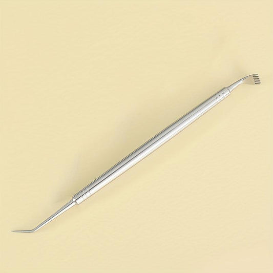 Stainless Steel Pick Stick Tool for Eyelashes - Double ended Combing Needle